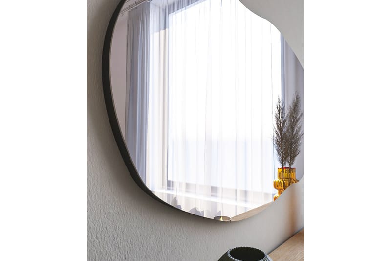 Peili Zeo 52 cm Suorakaide - Musta - Sisustustuotteet - Peili