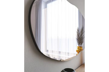 Peili Zeo 52 cm Suorakaide - Musta - Sisustustuotteet - Peili