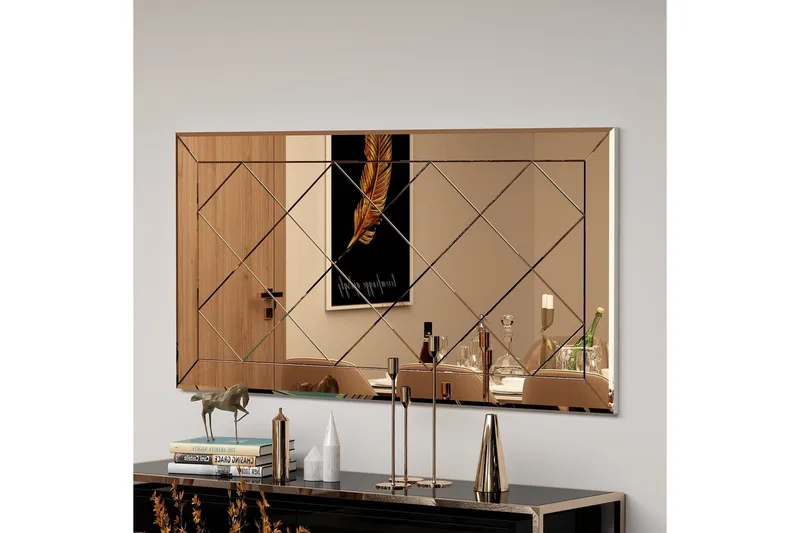 Peili Zephyradale Pronssi - Pronssi - Sisustustuotteet - Peili