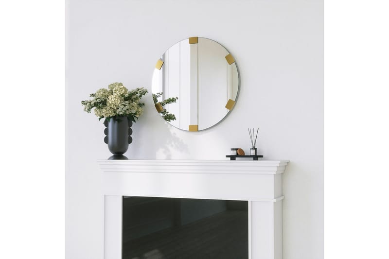 Peili Porp 60 cm Pyöreä, Kulta