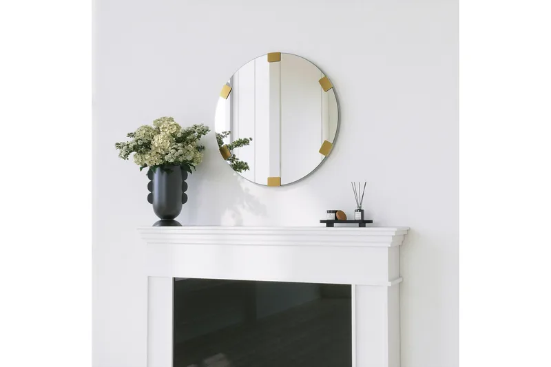 Peili Porp 60 cm Pyöreä, Kulta