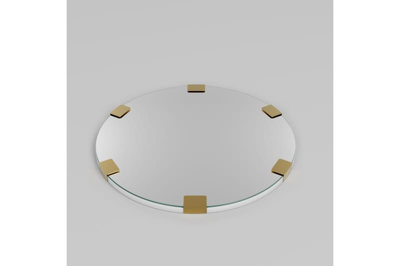 Peili Porp 60 cm Pyöreä - Kulta - Sisustustuotteet - Peili