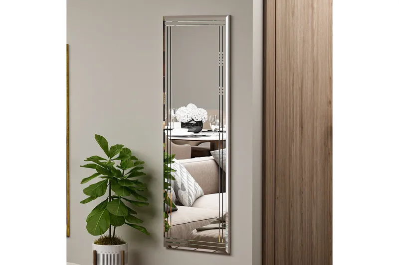 Peili Pauli 40 cm Suorakaide, Valkoinen