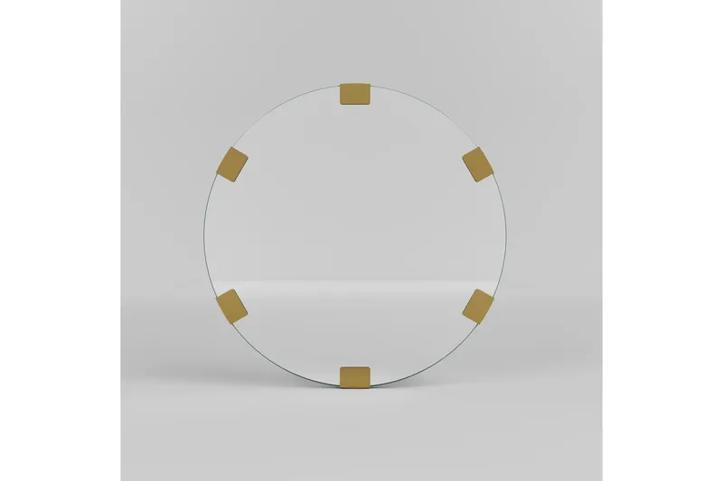 Peili Porp 60 cm Pyöreä - Kulta - Sisustustuotteet - Peili