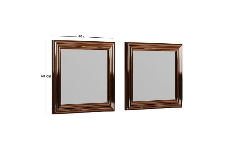 Peilisetti (2 kappaletta) Dorougradwyn Pronssi - Pronssi - Sisustustuotteet - Peili