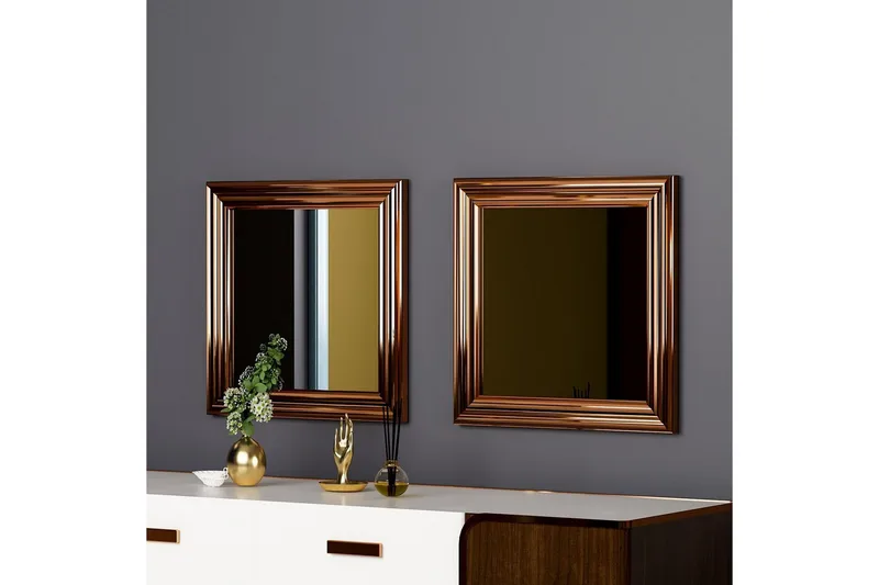 Peilisetti (2 kappaletta) Dorougradwyn Pronssi - Pronssi - Sisustustuotteet - Peili