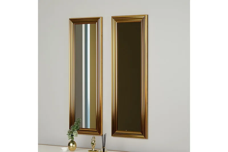 Peilisetti (2 kappaletta) Miyoshi Kulta - Kulta - Sisustustuotteet - Peili