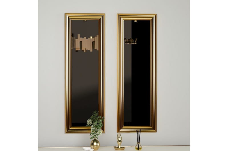 Peilisetti (2 kappaletta) Miyoshi Kulta - Kulta - Sisustustuotteet - Peili