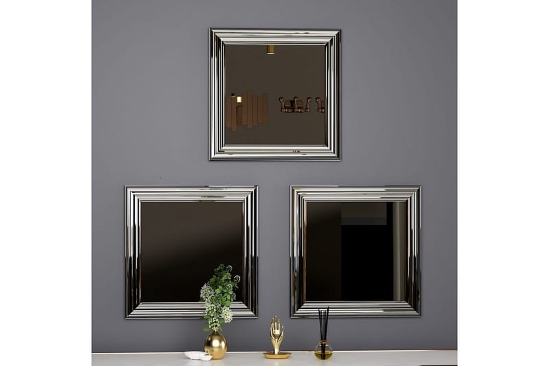 Peilisetti (3 kappaletta) Gausberto Hopea - Hopea - Sisustustuotteet - Peili