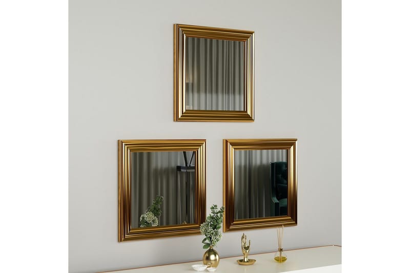 Peilisetti (3 kappaletta) Gausberto Kulta - Kulta - Sisustustuotteet - Peili