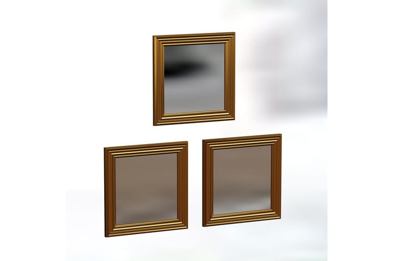 Peilisetti (3 kappaletta) Gausberto Kulta - Kulta - Sisustustuotteet - Peili