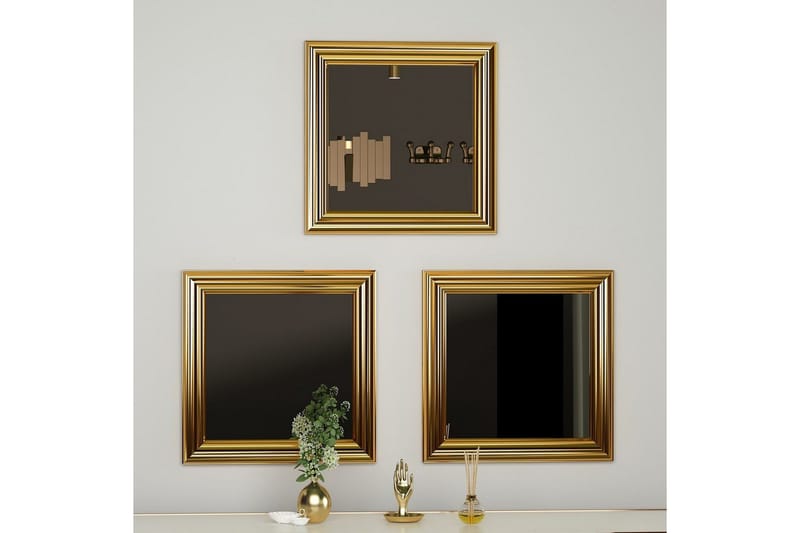 Peilisetti (3 kappaletta) Gausberto Kulta - Kulta - Sisustustuotteet - Peili