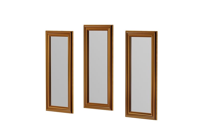 Peilisetti (3 kappaletta) Sudavia Pronssi - Pronssi - Sisustustuotteet - Peili