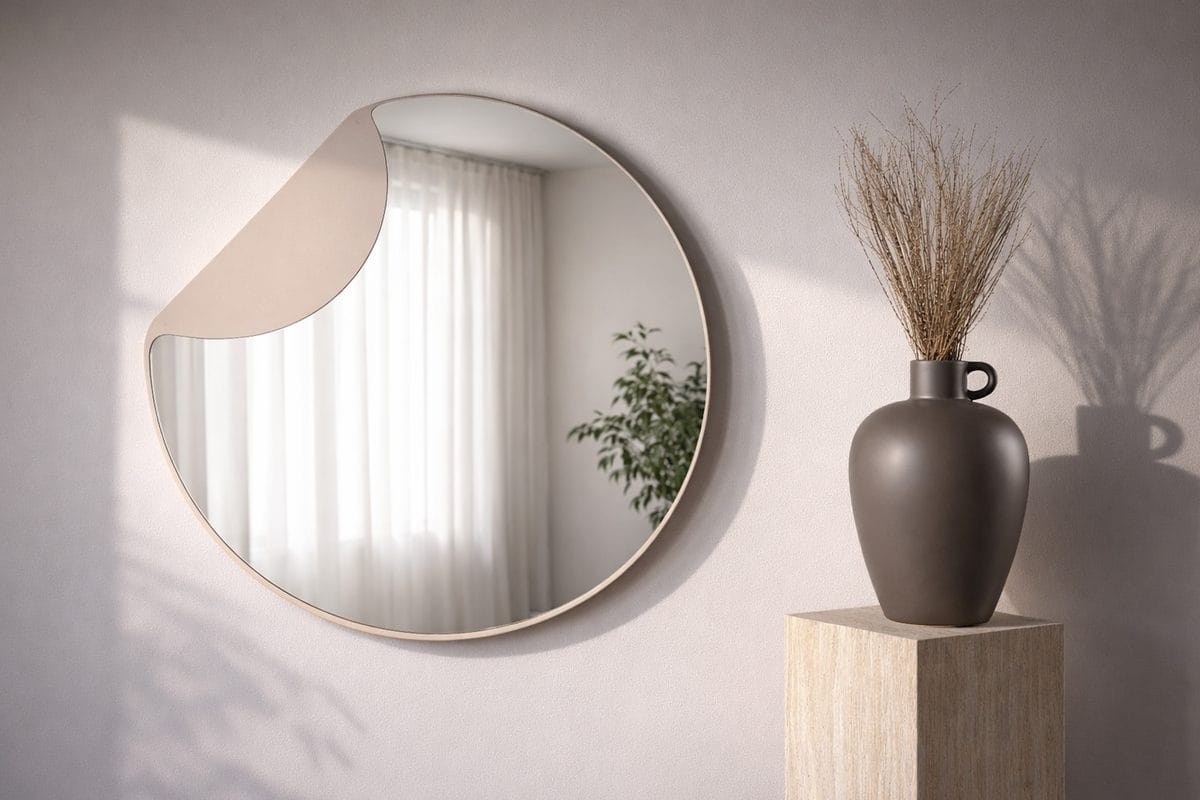 Pieni peili Venture Home Mui Kirkas - beige