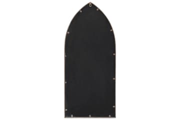 Puutarhapeili hiekka 100x45 cm rauta ulkokäyttöön - Kerma - Sisustustuotteet - Peili