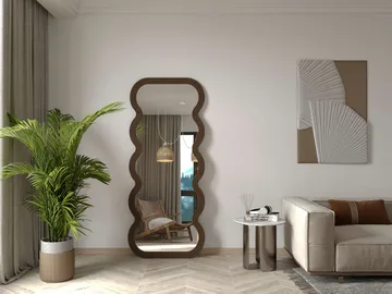 Ratira Lattiapeili 70x170 cm - Ruskea - Sisustustuotteet - Peili - Lattiapeili
