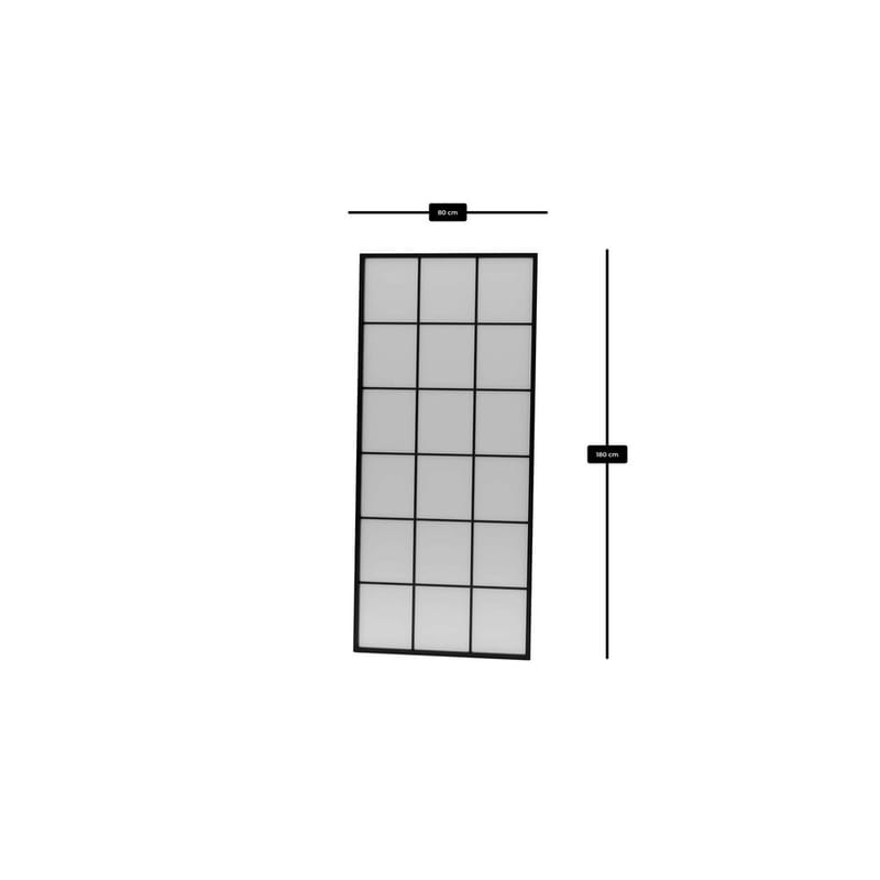 Salvin Lattiapeili 80 x 180 cm - Kulta - Sisustustuotteet - Peili - Lattiapeili