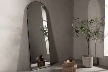 Sarasota Seinäpeili Suorakulmainen 66x193 cm - Musta - Sisustustuotteet - Peili - Eteispeili