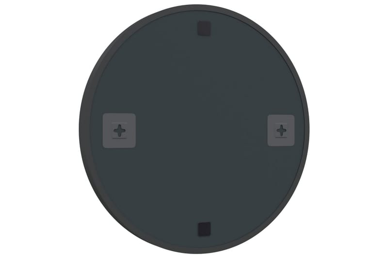 Seinäpeili 50 cm musta - Sisustustuotteet - Peili