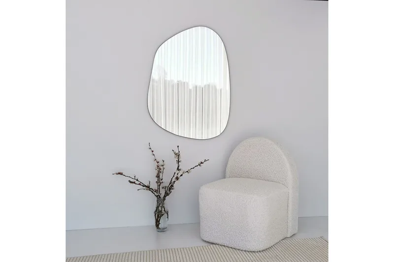 Seinäpeili Amorphous 70x90 cm - Transparent - Sisustustuotteet - Peili