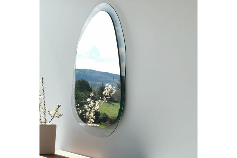 Seinäpeili Banize 55x75 cm Epäsymmetrinen - Karkaistu lasi - Sisustustuotteet - Peili