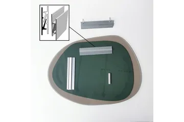 Seinäpeili Banize 55x75 cm Epäsymmetrinen - Karkaistu lasi - Sisustustuotteet - Peili