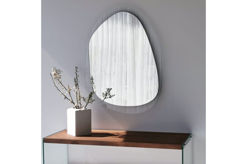 Seinäpeili Banize 55x75 cm Epäsymmetrinen - Karkaistu lasi - Sisustustuotteet - Peili
