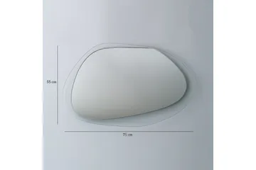 Seinäpeili Banize 55x75 cm Epäsymmetrinen - Karkaistu lasi - Sisustustuotteet - Peili