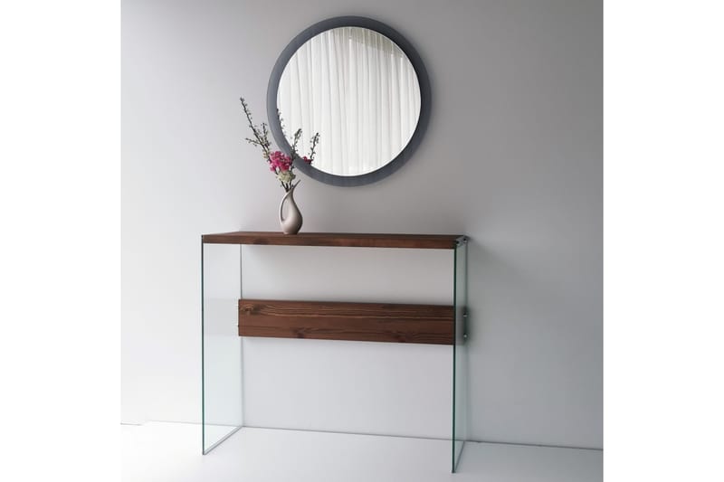 Seinäpeili Banize Pyöreä 65 cm - Harmaa/Karkaistu Lasi - Sisustustuotteet - Peili