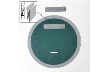 Seinäpeili Banize Pyöreä 65 cm - Harmaa/Karkaistu Lasi - Sisustustuotteet - Peili