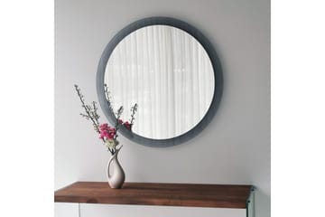 Seinäpeili Banize Pyöreä 65 cm - Harmaa/Karkaistu Lasi - Sisustustuotteet - Peili