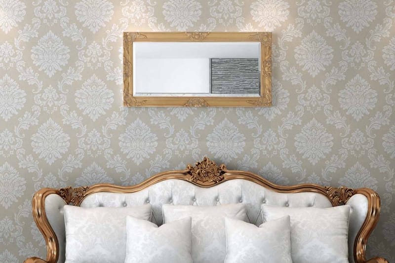 Seinäpeili Barokkityylinen 100x50 cm Kulta - Kulta - Sisustustuotteet - Peili