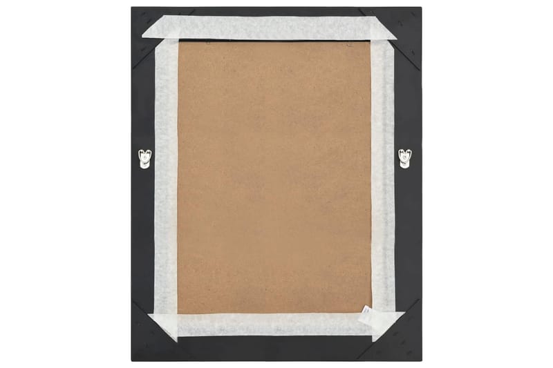 Seinäpeili barokkityylinen 50x60 cm musta - Musta - Sisustustuotteet - Peili
