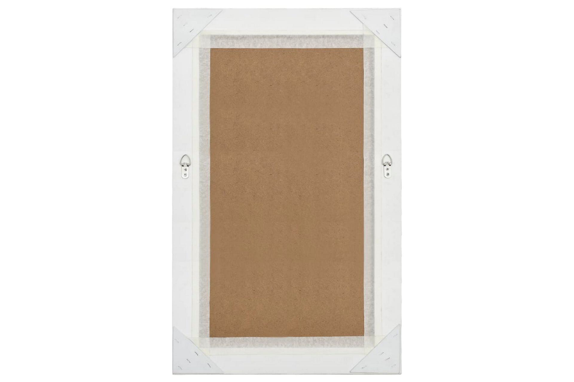 Seinäpeili barokkityylinen 50x80 cm hopea - Hopea - Sisustustuotteet - Peili