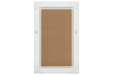Seinäpeili barokkityylinen 50x80 cm hopea - Hopea - Sisustustuotteet - Peili