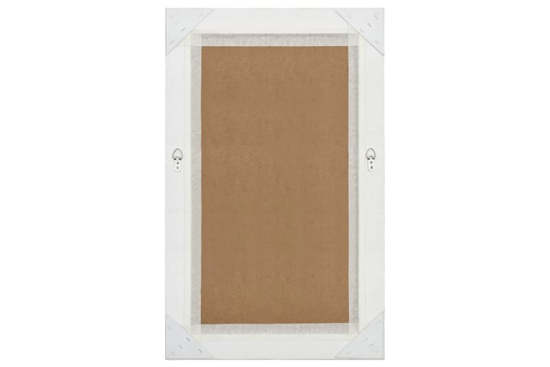Seinäpeili barokkityylinen 50x80 cm hopea - Hopea - Sisustustuotteet - Peili