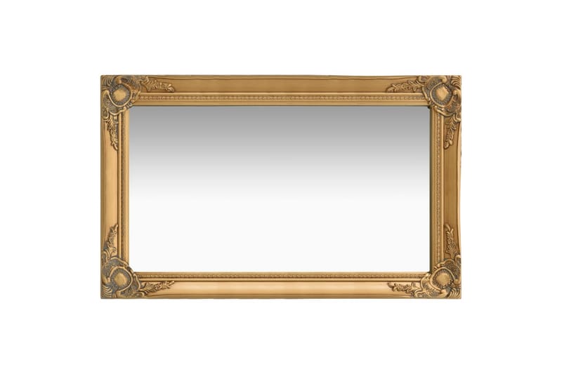 Seinäpeili barokkityylinen 50x80 cm kulta - Kulta - Sisustustuotteet - Peili