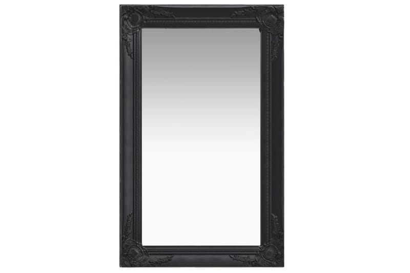 Seinäpeili barokkityylinen 50x80 cm musta - Musta - Sisustustuotteet - Peili