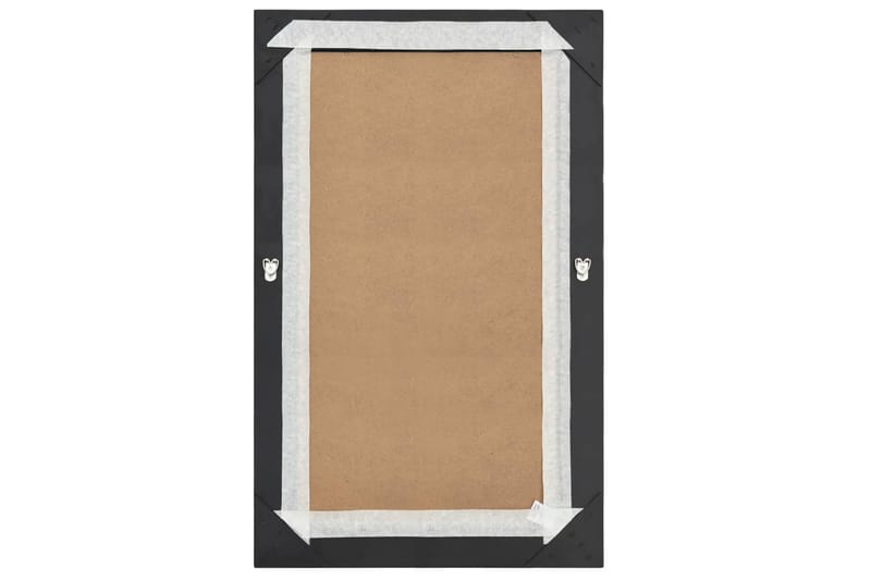 Seinäpeili barokkityylinen 50x80 cm musta - Musta - Sisustustuotteet - Peili