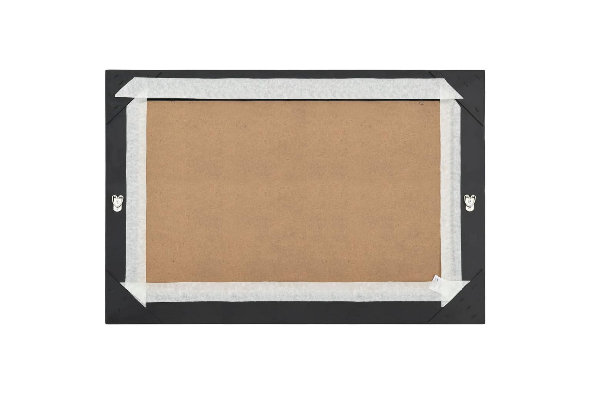 Seinäpeili barokkityylinen 60x40 cm musta - Musta - Sisustustuotteet - Peili