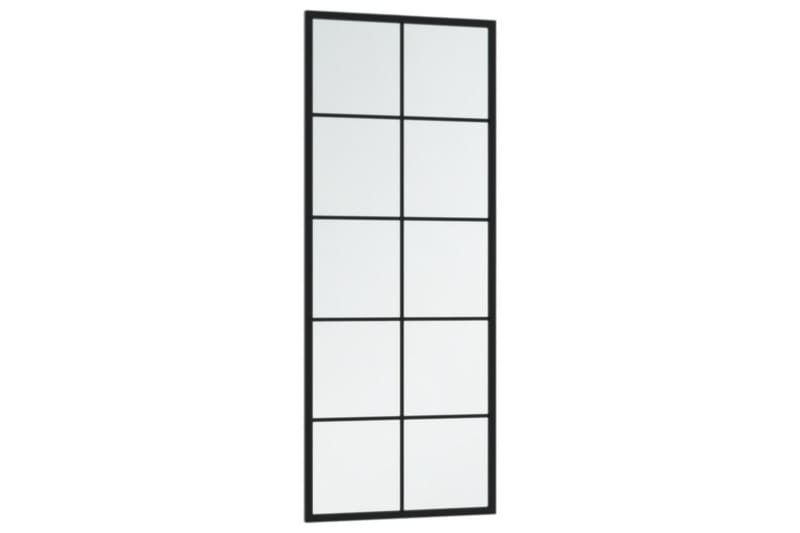 Seinäpeili musta 100x60 cm metalli - Musta - Sisustustuotteet - Peili
