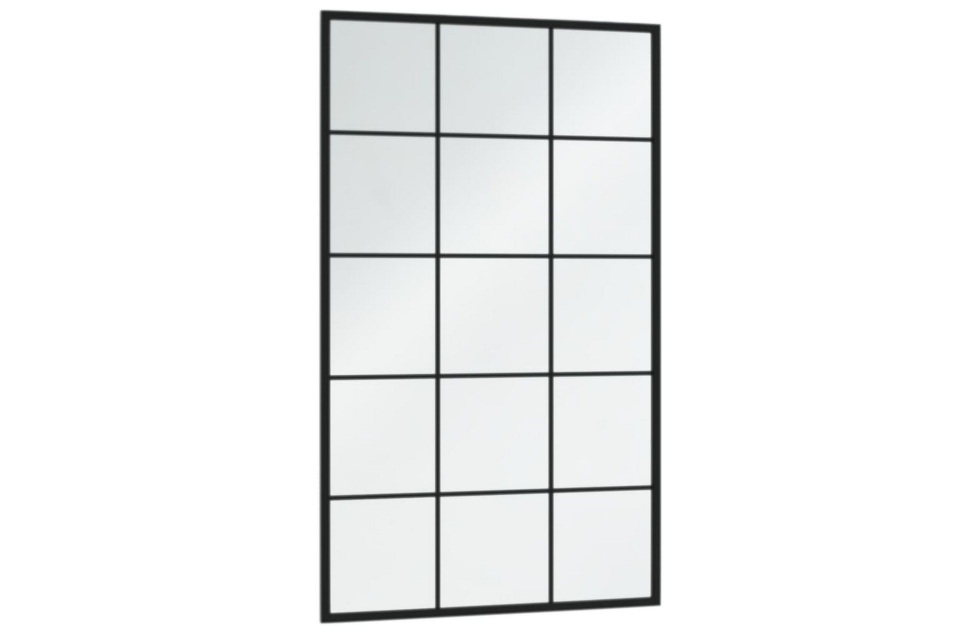 Seinäpeili musta 100x60 cm metalli - Musta - Sisustustuotteet - Peili
