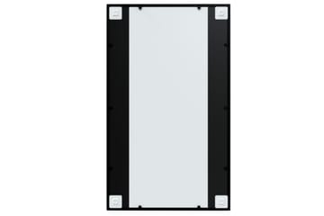 Seinäpeili musta 100x60 cm metalli - Musta - Sisustustuotteet - Peili
