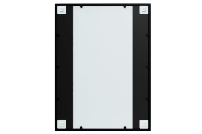 Seinäpeili musta 80x60 cm metalli - Musta - Sisustustuotteet - Peili