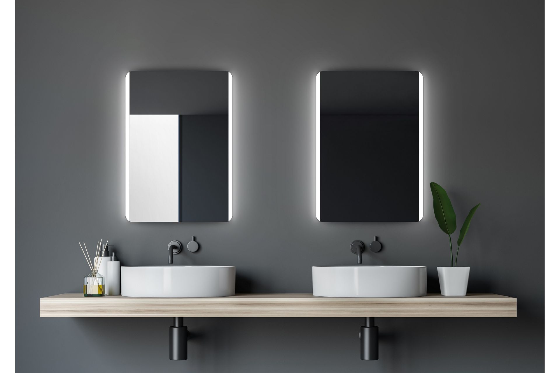 Seinäpeili Ruskeansby 70 cm - Sisustustuotteet - Peili
