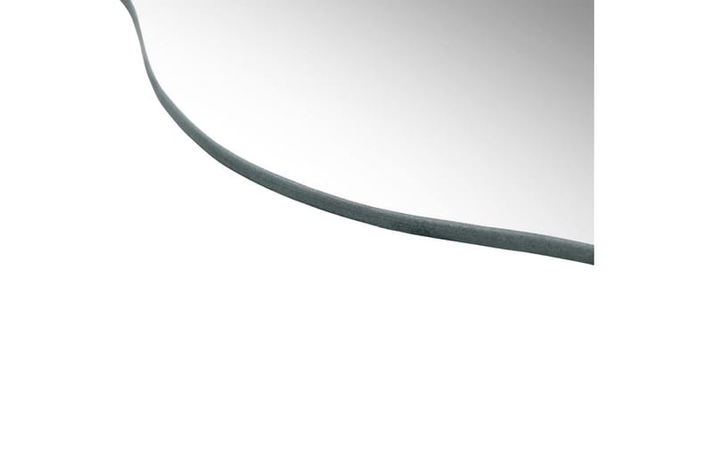Seinäpeilit 4 kpl 60x18,5 cm aalto lasi - Hopea - Sisustustuotteet - Peili