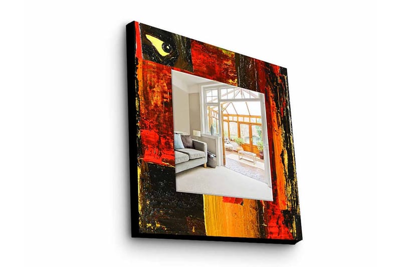 Sisustuspeili Krasnaja 50x50 cm Abstract - Pleksilasi/Monivärinen - Sisustustuotteet - Peili