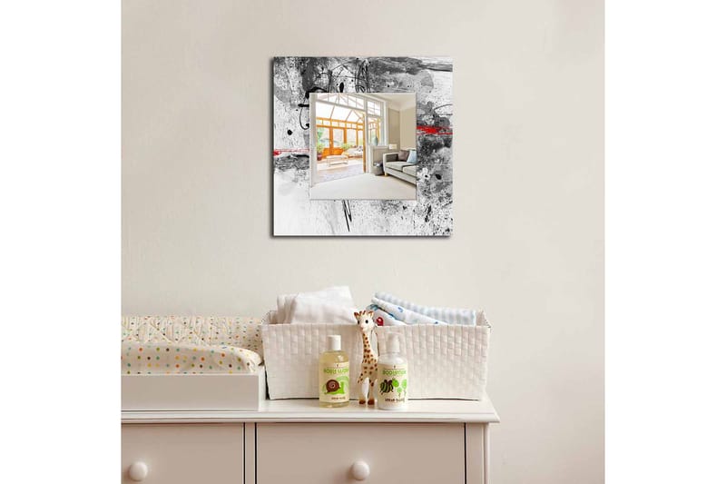 Sisustuspeili Krasnaja 50x50 cm Abstract, Pleksilasi/Monivärinen