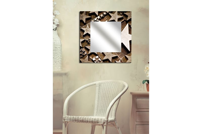 Sisustuspeili Krasnaja 50x50 cm Christmas - Pleksilasi/Monivärinen - Sisustustuotteet - Peili