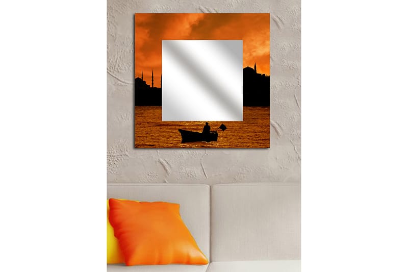 Sisustuspeili Krasnaja 50x50 cm City Istanbul - Pleksilasi/Monivärinen - Sisustustuotteet - Peili